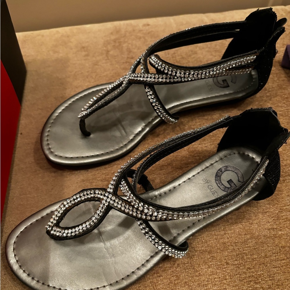 Guess Black Sequined Shoes